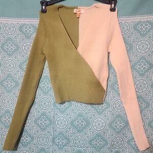 Sale New Peach Long Sleeve Top